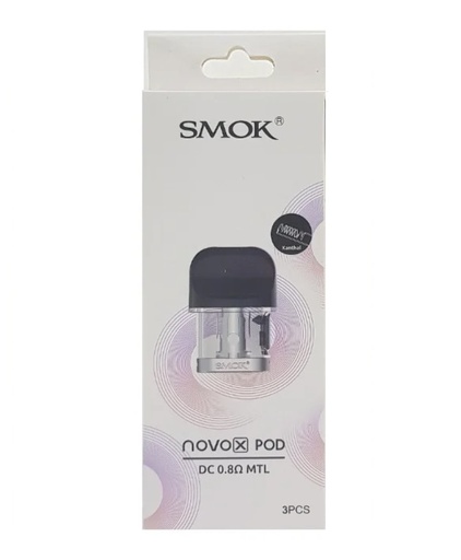 SMOK - Novo X Clear Pod - DC 0.8Ω MTL - 3PCS 