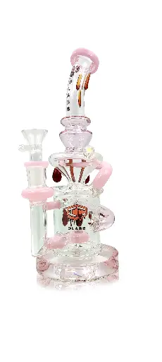 IC Glass - Pink - Water Drip Recycler 