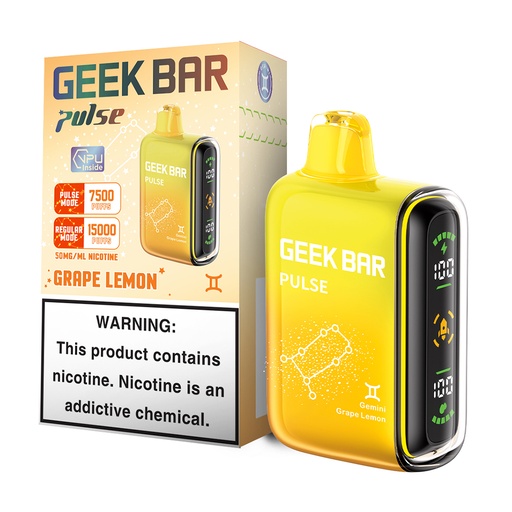 Geek Bar - Pulse - Grape Lemon