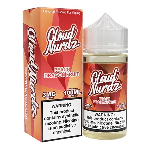 Cloud Nurdz - Peach Dragon Fruit - 0mg/100ml