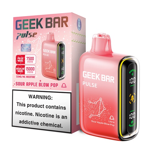 Geek Bar - Pulse - Sour Apple Blow Pop