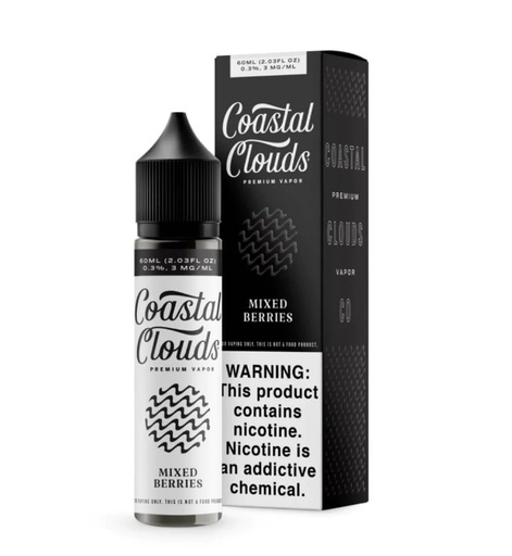 Coastal Clouds - Mixed Berries - 60ml/3mg 