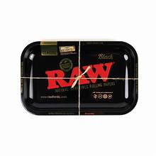 RAW - Black Small Rolling Tray 