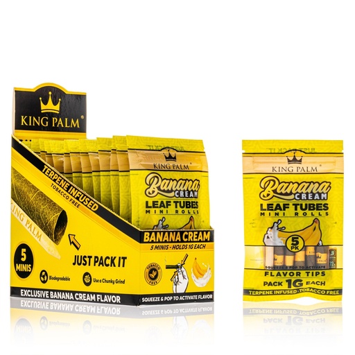 King Palm - 5 Pack Mini - Banana Cream 