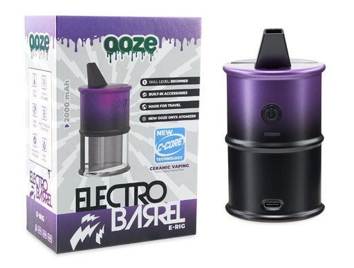 Ooze - Electro Barrel E-Rig - Galaxy Purple 