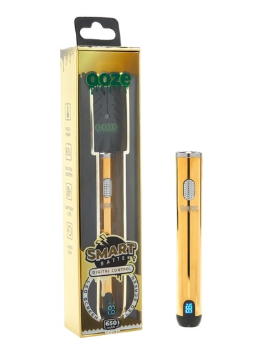 Ooze - Smart Battery - 650 mAh Vape Pen - Lucky Gold