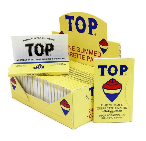 TOP - Regular Rolling Paper -100 leaves/24 Booklets