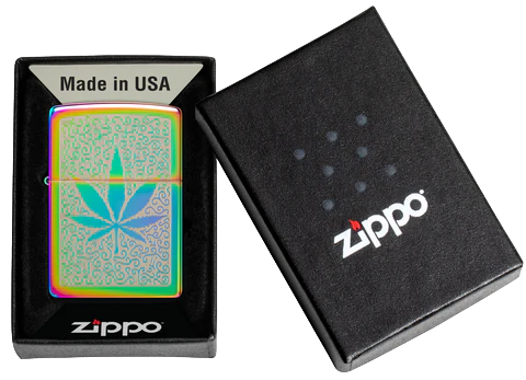 Zippo Lighter - Cannabis