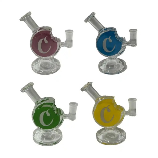 Cookies Waterpipe - Assorted Colors - 6in