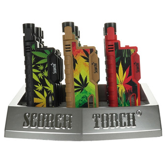 Scorch Torch - Rugged W/Hold Button and Extendable Design - Assorted Designs - 12 CT 