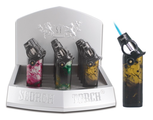 Scorch Torch - 45 Degree W/CC Pull Down Lite-Easy Dial - Assorted Colors - 12 CT