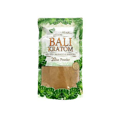 Remarkable Herbs - Red Vein Kratom Powder - Bali - 20oz