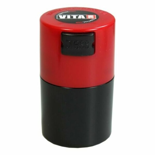 Tightvac - Vacuum Sealed Container - Red & Black - 0.7oz 