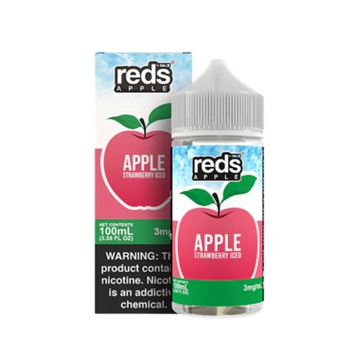 Daze - Apple - Strawberry Iced - 100mL/3mg