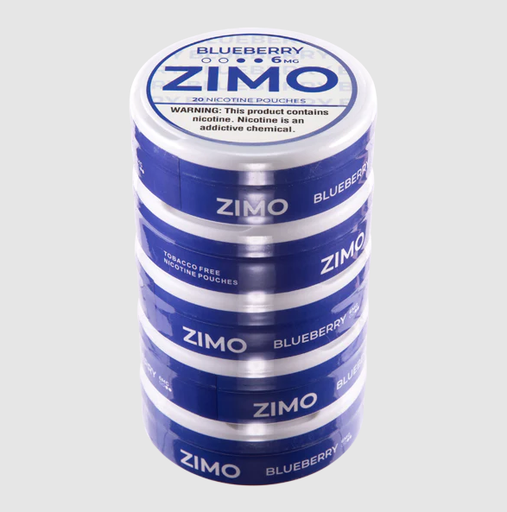 Zimo - Tobacco Free Nicotine Pouches - 6mg - Blueberry