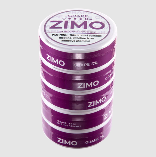 Zimo - Tobacco Free Nicotine Pouches - 8mg - Grape