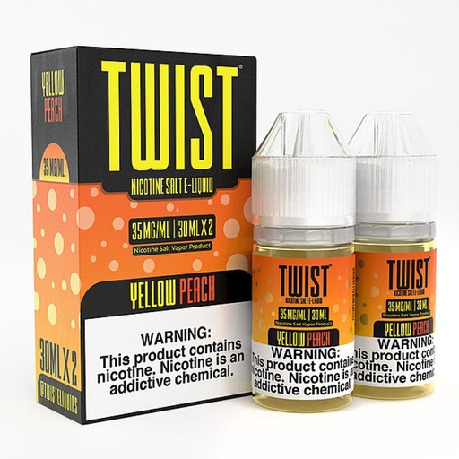 Twist - Yellow Peach  - 50mg/30ml x 2