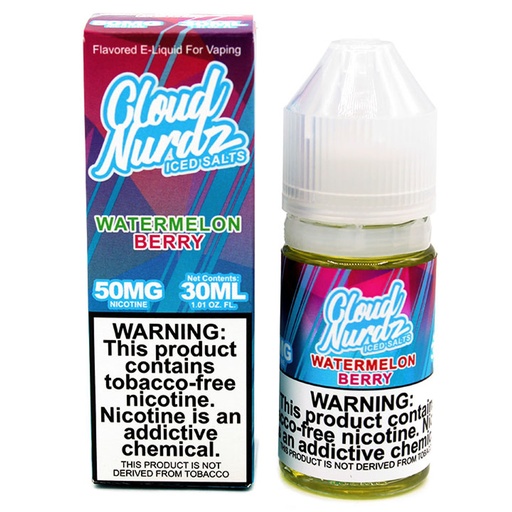 Cloud Nurdz - Salts - Watermelon Berry - 50mg/30ml