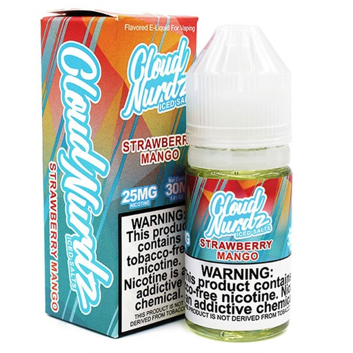 Cloud Nurdz - Iced Salts - Strawberry Mango - 50mg/30ml