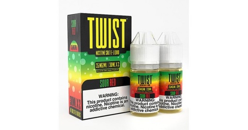 Twist - Sour Red - 35mg/30ml x 2