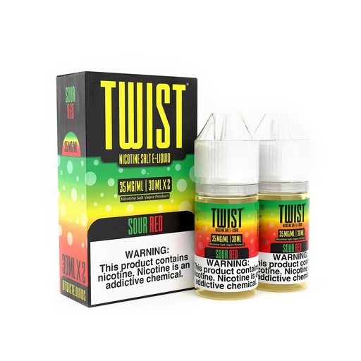 Twist - Sour Red - 50mg/30ml x 2