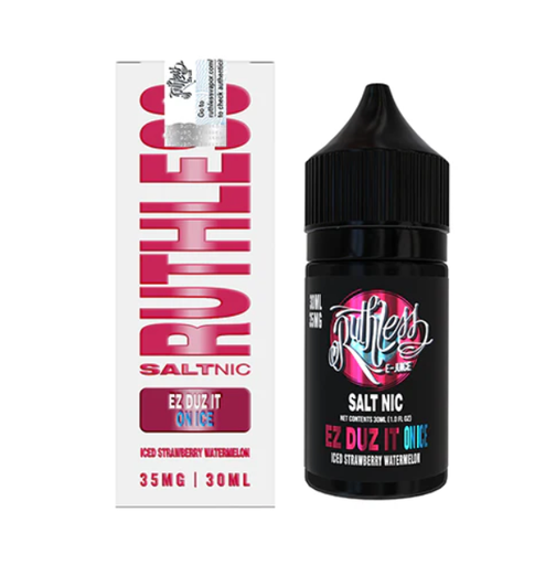 Ruthless - Salt Nic - Ez Duz It On Ice - 35mg/30ml