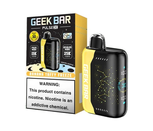Geek Bar - Pulse X - Banana Taffy Freeze