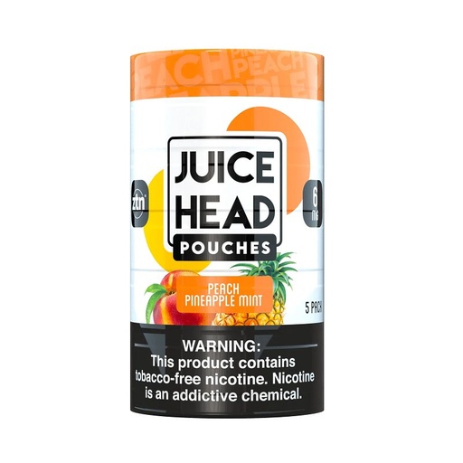 Juice Head - Pouches - 6mg - Peach Pineapple Mint