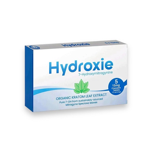 Hydroxie 7 OH - Organic Kratom Leaf Extract - 15mg - 5 Pack Tablets