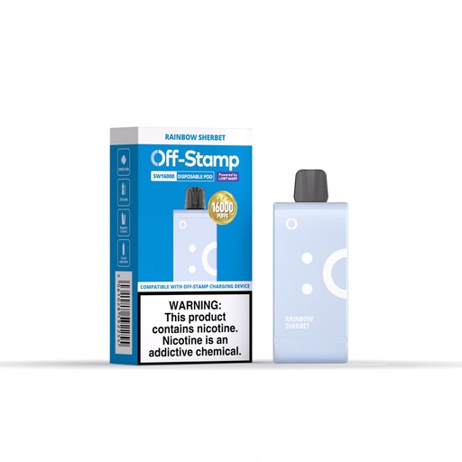 Off-Stamp - SW16000 - Rainbow Sherbet - Disposable Pod - 5 Pack