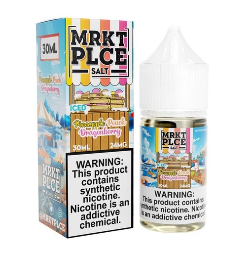 MRKT PLCE - Salt - Iced Pineapple Peach Dragonberry - 24mg/30ml