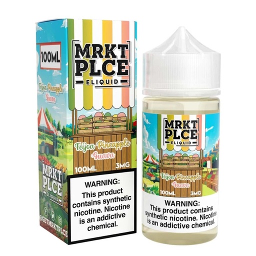 MRKT PLCE - E-Liquid - Feijoa Pineapple Guava - 0mg/100ml