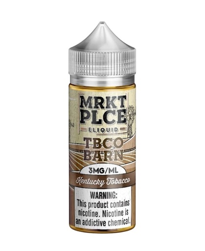 MRKT PLCE - TBCO BARN - E-Liquid - Kentucky Tobacco - 0mg/100ml