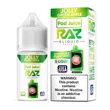 Pod Juice x RAZ Series - Salt - Jolly Green Apple - 35mg/30ml