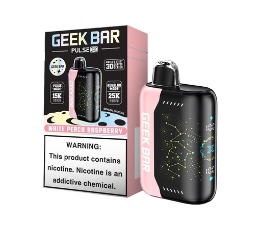 Geek Bar - Pulse X - White Peach Raspberry 