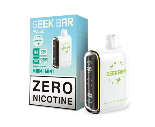 Geek Bar - Miami Mint - Zero Nicotine 