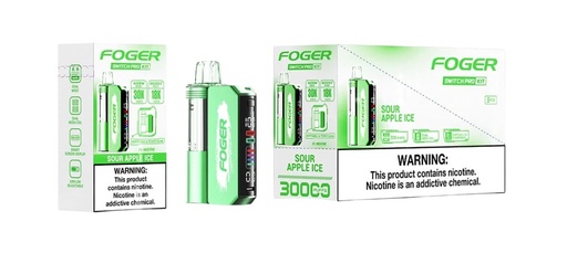 Foger - Switch Pro Kit - 30K Puffs - Sour Apple Ice 
