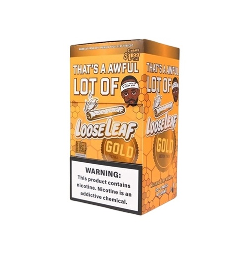 LooseLeaf - Gold - Ultra Thin - 20-2 Packs 
