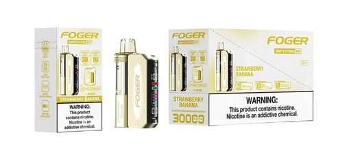 Foger - Switch Pro Kit - 30K Puffs - Strawberry Banana