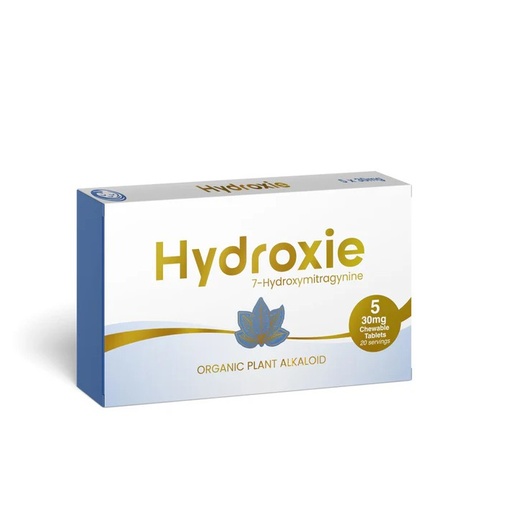 Hydroxie - 7-OH - Organic Plant Alkaloid - 30 mg - 20 Pack - 5 Chewable Tablets