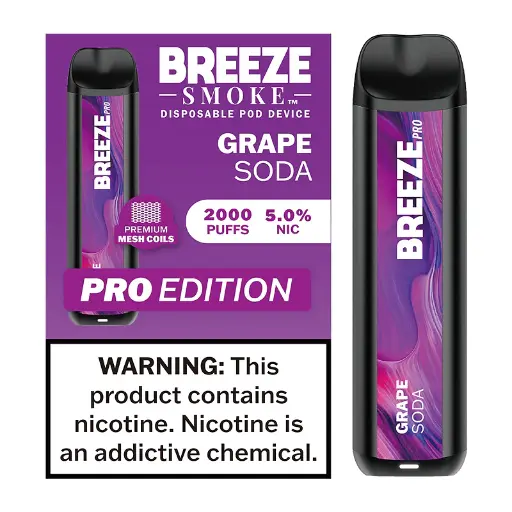 Breeze Pro Edition - Grape - 2k Puffs