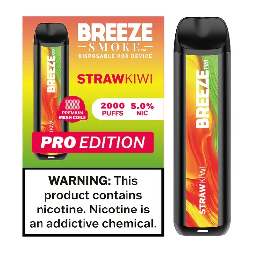 Breeze Pro Edition - Strawberry Kiwi  - 2k Puffs