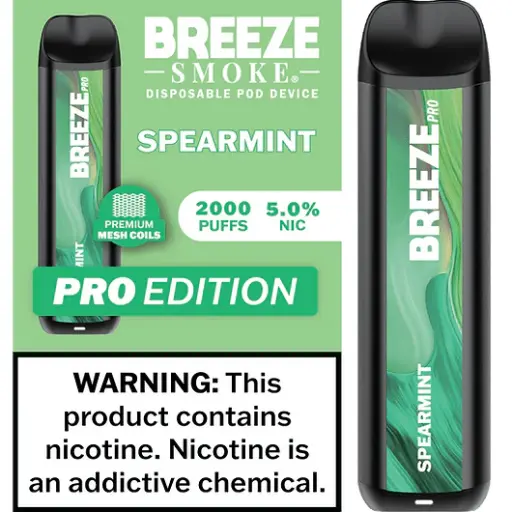 Breeze Pro Edition - spearmint - 2k Puffs