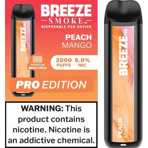 Breeze Pro Edition - Peach Mango - 2k Puffs
