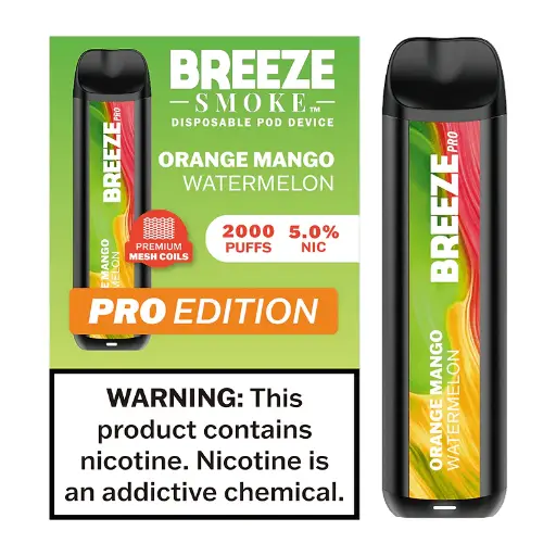 Breeze Pro Edition - Orange Mango - 2k Puffs