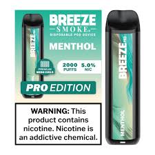 Breeze Pro Edition - Menthol  - 2k Puffs