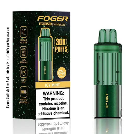Foger - Icy Mint - Disposable Pod - 5pk